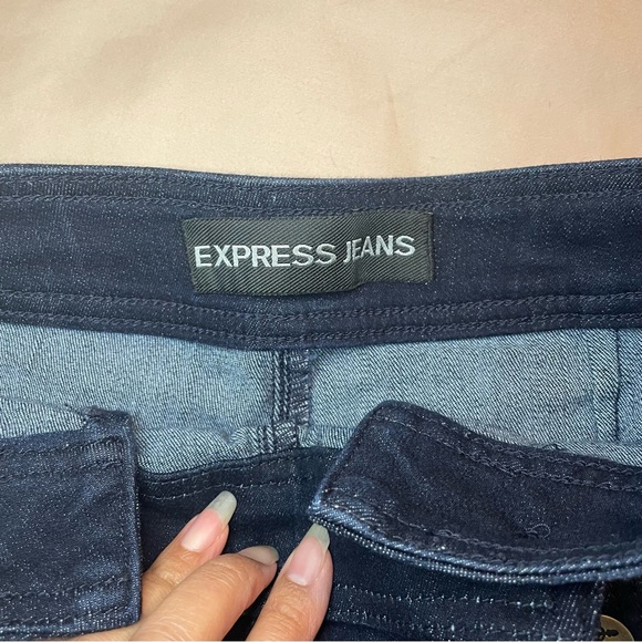 Express NWOT Denim Sailor Shorts - Picture 3 of 14